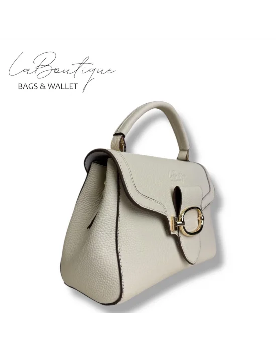 %100 DERİ LB ÇANTA D-2400 KREM