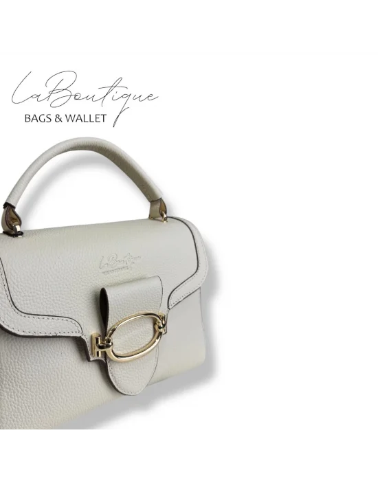 %100 DERİ LB ÇANTA D-2400 KREM