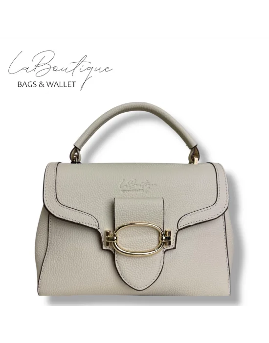 %100 DERİ LB ÇANTA D-2400 KREM