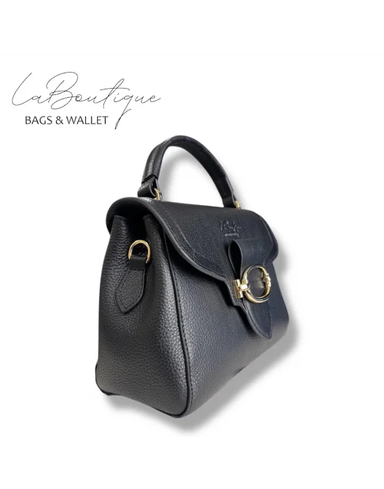 %100 DERİ LB ÇANTA D-2400 SİYAH