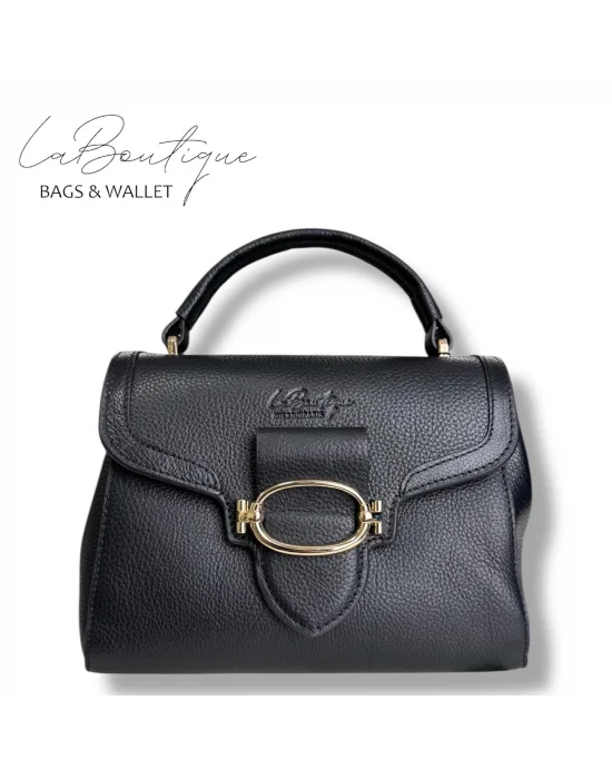 %100 DERİ LB ÇANTA D-2400 SİYAH