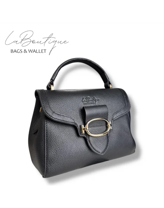 %100 DERİ LB ÇANTA D-2400 SİYAH