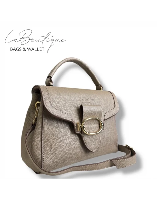 %100 DERİ LB ÇANTA D-2400 VİZON