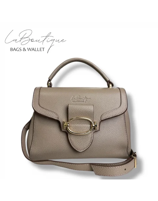 %100 DERİ LB ÇANTA D-2400 VİZON