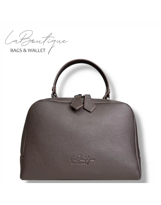 %100 DERİ LB ÇANTA D-2500 KAHVE