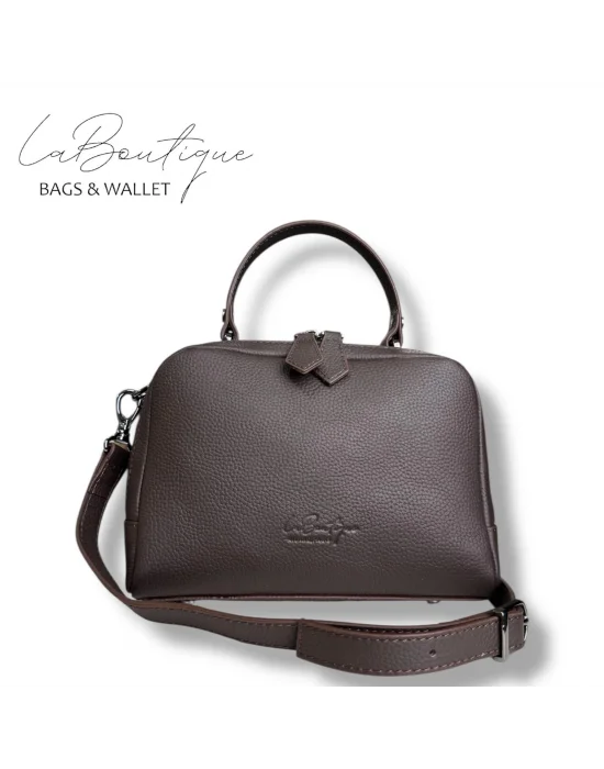 %100 DERİ LB ÇANTA D-2500 KAHVE