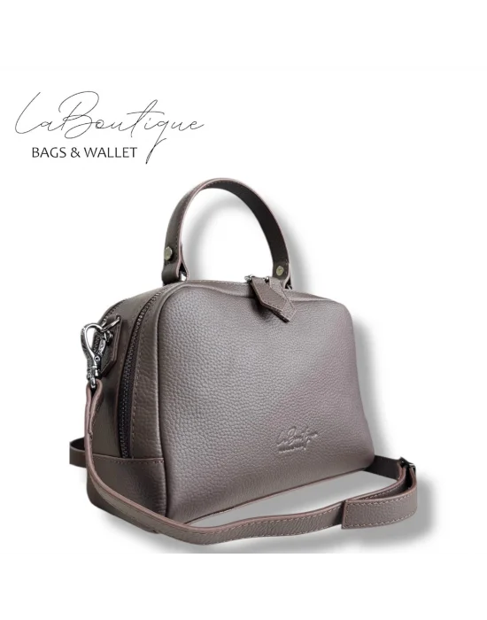 %100 DERİ LB ÇANTA D-2500 KAHVE