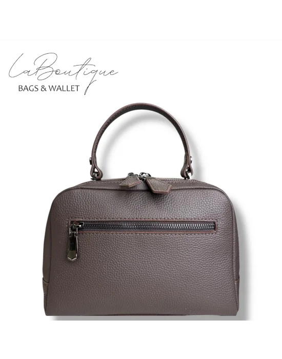 %100 DERİ LB ÇANTA D-2500 KAHVE