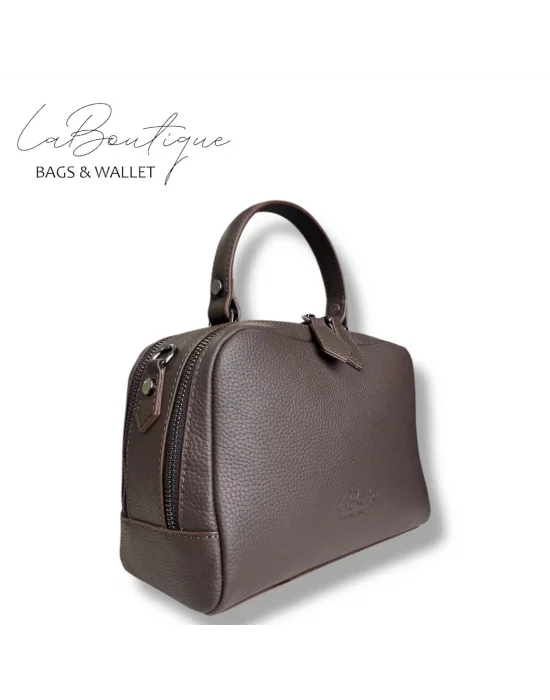 %100 DERİ LB ÇANTA D-2500 KAHVE