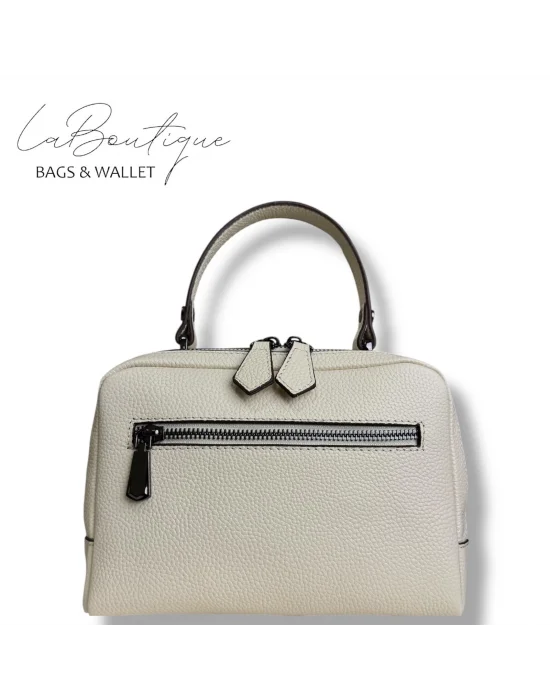 %100 DERİ LB ÇANTA D-2500 KREM