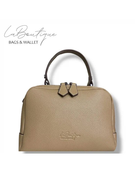 %100 DERİ LB ÇANTA D-2500 BİSKÜVİ