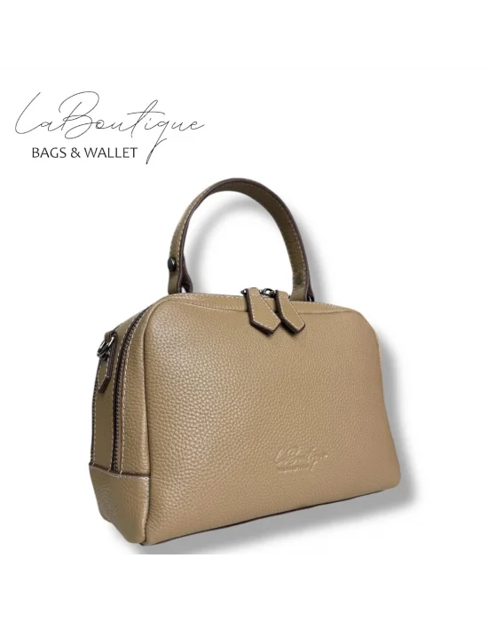 %100 DERİ LB ÇANTA D-2500 BİSKÜVİ