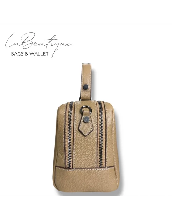 %100 DERİ LB ÇANTA D-2500 BİSKÜVİ