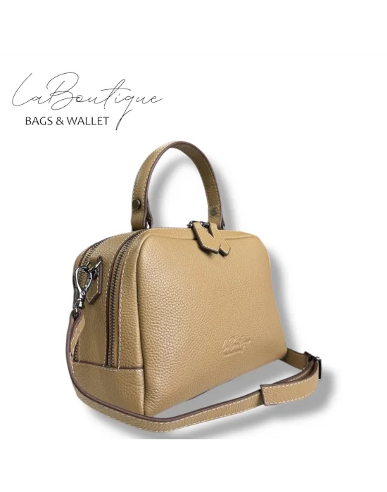 %100 DERİ LB ÇANTA D-2500 BİSKÜVİ