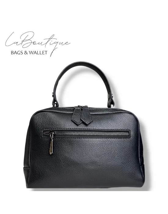 %100 DERİ LB ÇANTA D-2500 SİYAH