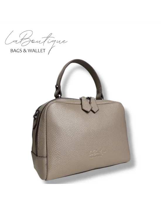 %100 DERİ LB ÇANTA D-2500 VİZON