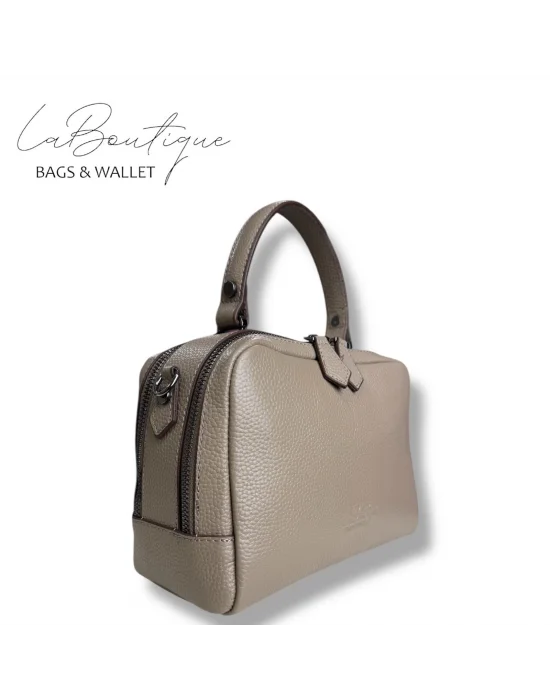 %100 DERİ LB ÇANTA D-2500 VİZON