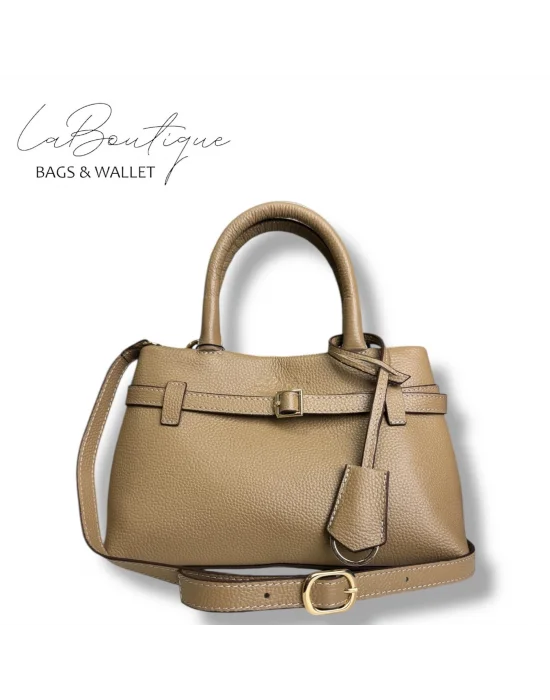 %100 DERİ LB ÇANTA D-2750 BİSKÜVİ