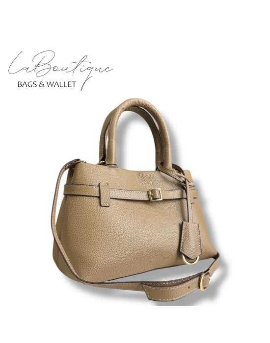 %100 DERİ LB ÇANTA D-2750 BİSKÜVİ
