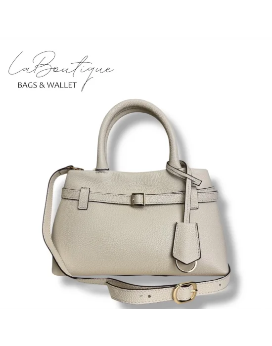 %100 DERİ LB ÇANTA D-2750 KREM