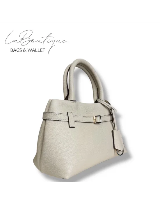 %100 DERİ LB ÇANTA D-2750 KREM