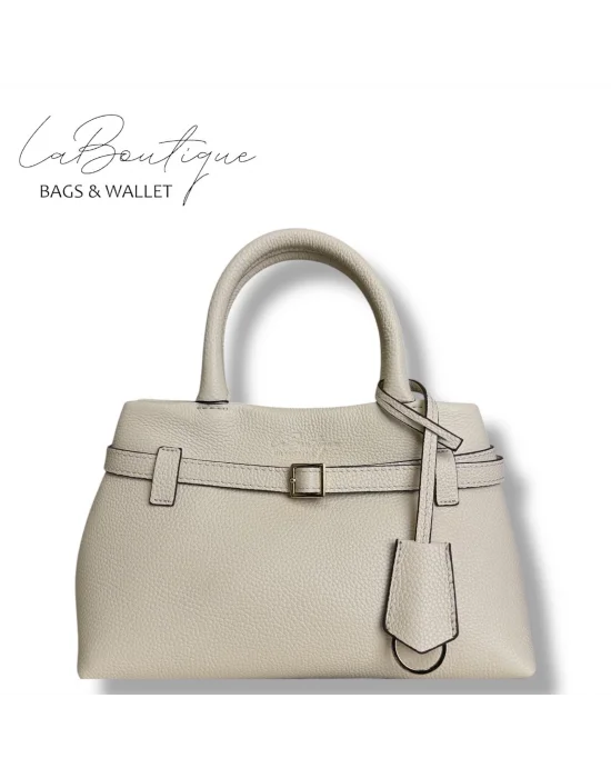 %100 DERİ LB ÇANTA D-2750 KREM