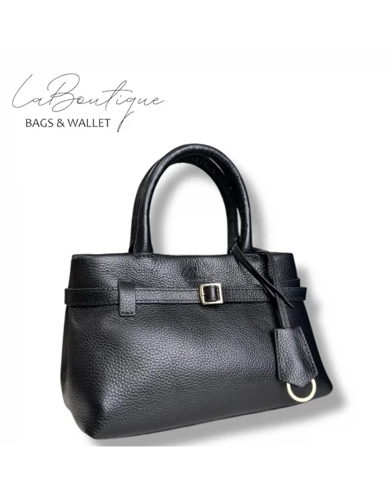 %100 DERİ LB ÇANTA D-2750 SİYAH