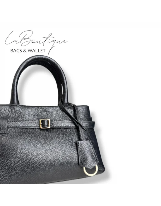 %100 DERİ LB ÇANTA D-2750 SİYAH