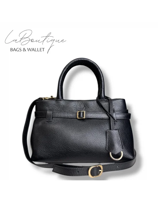 %100 DERİ LB ÇANTA D-2750 SİYAH