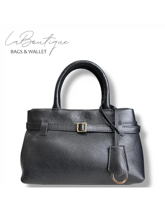 %100 DERİ LB ÇANTA D-2750 SİYAH