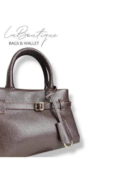 %100 DERİ LB ÇANTA D-2750 KAHVE