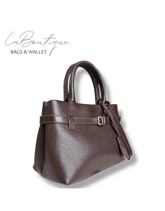 %100 DERİ LB ÇANTA D-2750 KAHVE