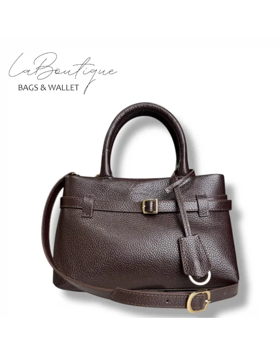 %100 DERİ LB ÇANTA D-2750 KAHVE