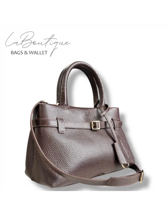 %100 DERİ LB ÇANTA D-2750 KAHVE