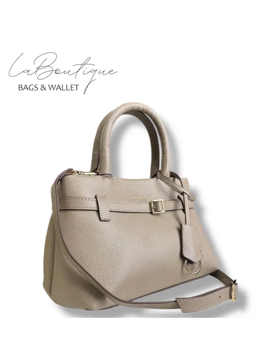 %100 DERİ LB ÇANTA D-2750 VİZON