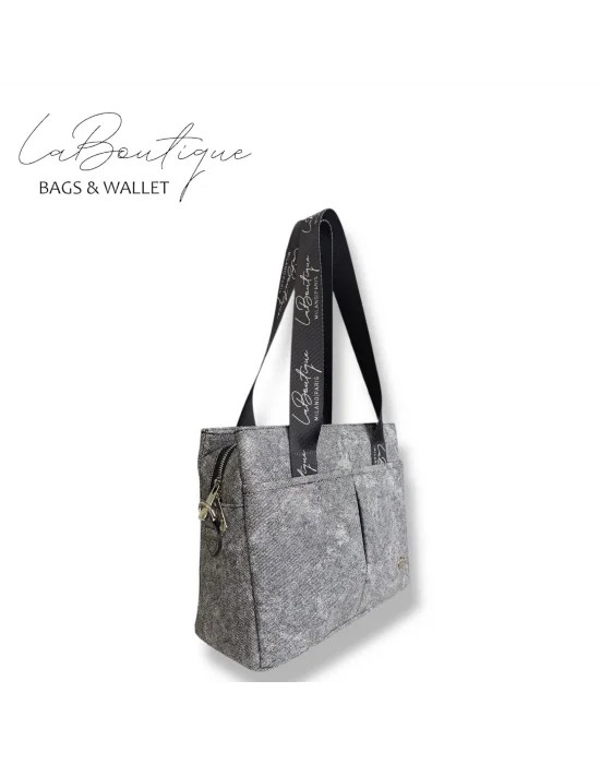 LB ÇANTA 2808 KIRÇIL GRİ