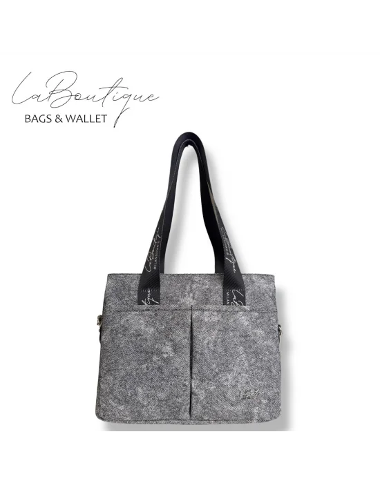 LB ÇANTA 2808 KIRÇIL GRİ