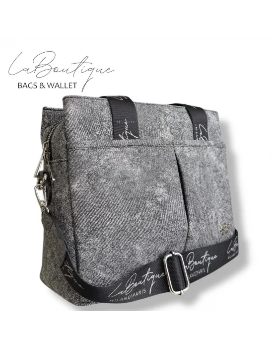 LB ÇANTA 2808 KIRÇIL GRİ