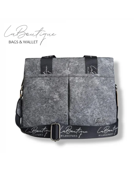 LB ÇANTA 2808 KIRÇIL GRİ