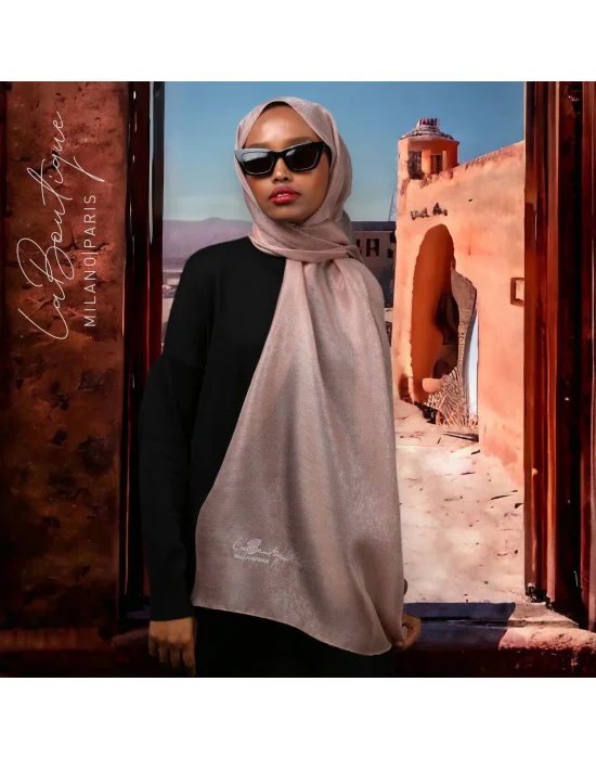 SİMLİ ŞAL - GÜLKURUSU - 70X190