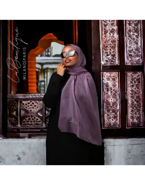 SİMLİ ŞAL LAVANTA 70X190