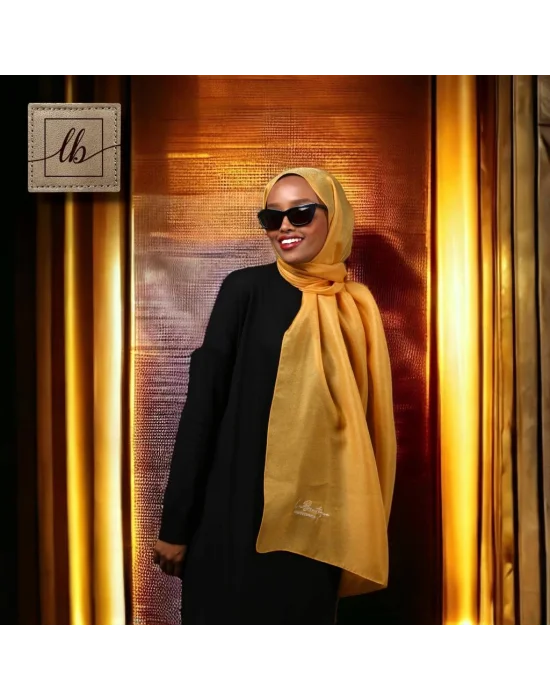 SİMLİ ŞAL - SARI PAPATYA - 70X190