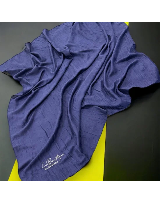 BE HAPPY EŞARP GECE MAVİ