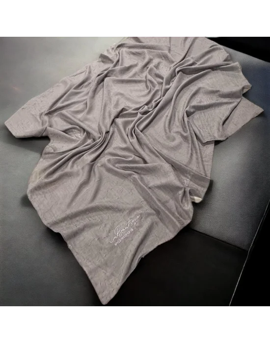 BE HAPPY EŞARP GRİ