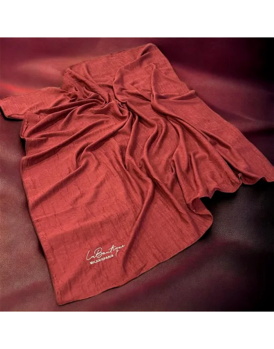 BE HAPPY EŞARP VİŞNE