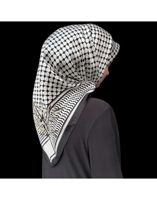 FİLİSTİN SERİSİ %100 TWILL İPEK - F103 - 90X90