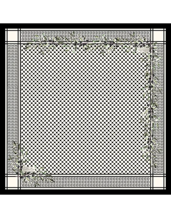 FİLİSTİN SERİSİ %100 TWILL İPEK - F103 - 90X90