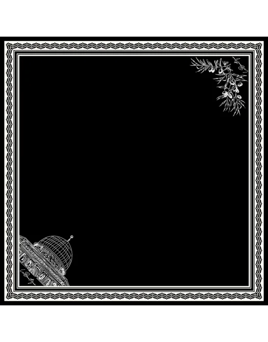FİLİSTİN SERİSİ %100 TWILL İPEK - F115 - 90X90