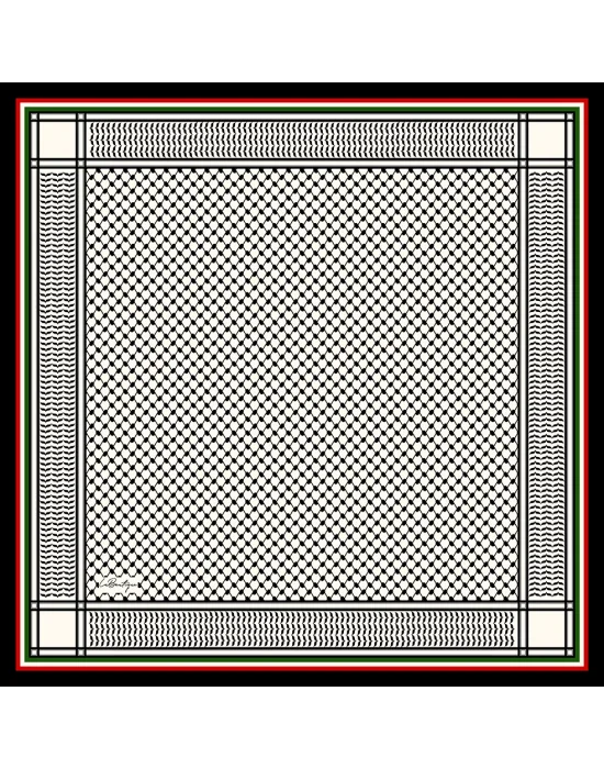 FİLİSTİN SERİSİ %100 TWILL İPEK - F117 - 90X90