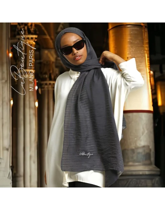 HERBAL BİTKİSEL ŞAL ANTRASİT - 70X190